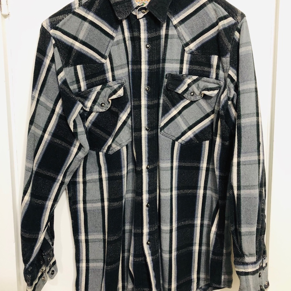 Vintage Painted Mesa Flannel